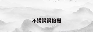 不锈钢钢格栅
