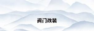 阀门改装