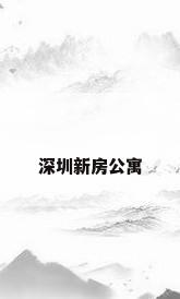深圳新房公寓