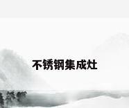 不锈钢集成灶