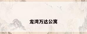 龙湾万达公寓