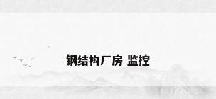 钢结构厂房 监控