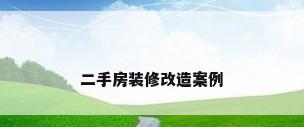 二手房装修改造案例