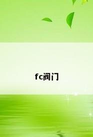 fc阀门