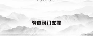 管道阀门支撑