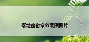 落地窗窗帘效果图图片