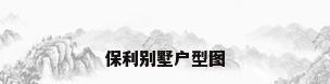 保利别墅户型图