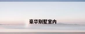 豪华别墅室内