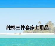纯棉三件套床上用品