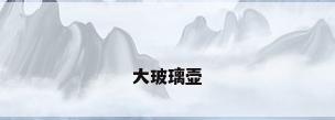 大玻璃壶