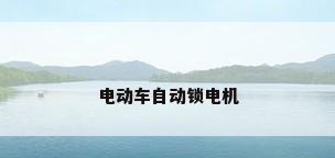 电动车自动锁电机