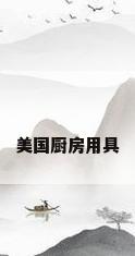 美国厨房用具