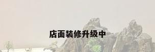 店面装修升级中