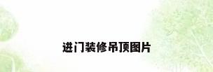 进门装修吊顶图片