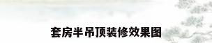 套房半吊顶装修效果图