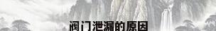 阀门泄漏的原因
