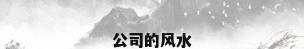 公司的风水