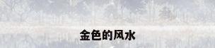 金色的风水