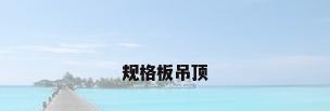 规格板吊顶