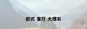 欧式 客厅 大理石