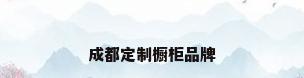 成都定制橱柜品牌
