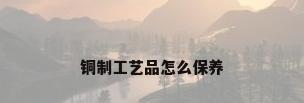 铜制工艺品怎么保养