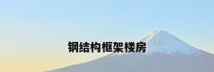 钢结构框架楼房