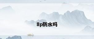 8p防水吗