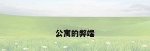 公寓的弊端