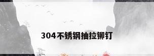 304不锈钢抽拉铆钉