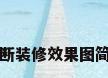 客厅隔断装修效果图简约现代