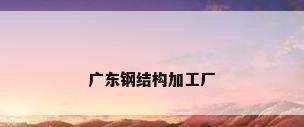 广东钢结构加工厂