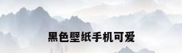 黑色壁纸手机可爱