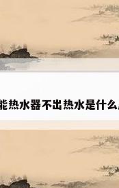 太阳能热水器不出热水是什么原因?