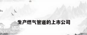生产燃气管道的上市公司