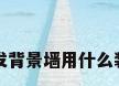 沙发背景墙用什么装饰