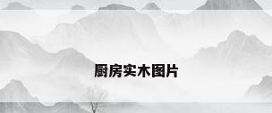 厨房实木图片