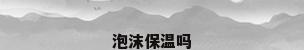 泡沫保温吗