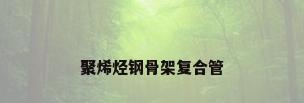 聚烯烃钢骨架复合管