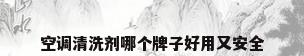 空调清洗剂哪个牌子好用又安全