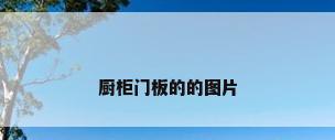 厨柜门板的的图片