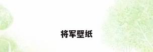 将军壁纸