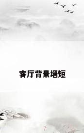 客厅背景墙短