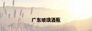 广东玻璃酒瓶