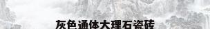 灰色通体大理石瓷砖