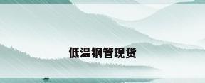 低温钢管现货