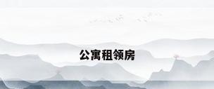 公寓租领房