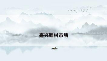 嘉兴钢材市场