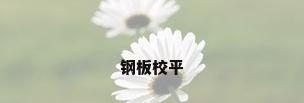 钢板校平