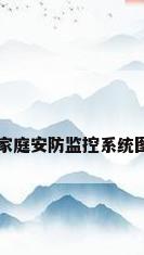 家庭安防监控系统图